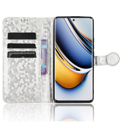 Anti-Scratch Phone Case for Realme 11 Pro+ 5G / 11 Pro 5G , Wallet Stand Dot Imprinted PU Leather Phone Cover