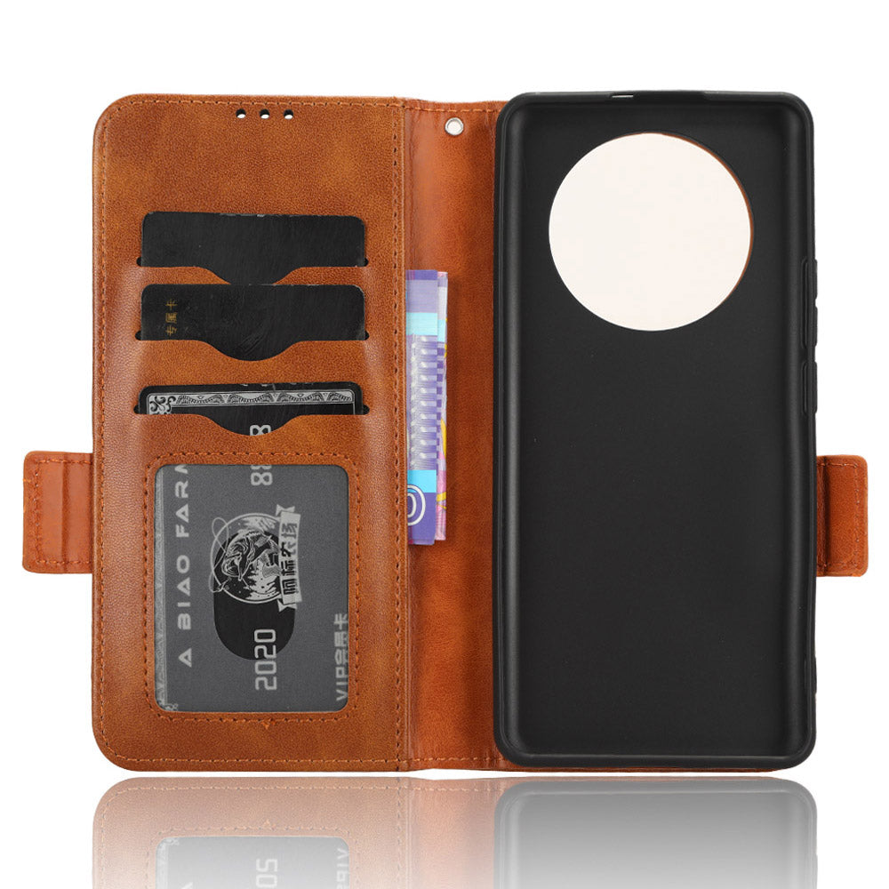 For Realme 11 Pro 5G / 11 Pro+ 5G Imprinted Triangle Phone Cover Stand Shell Dustproof PU Leather Wallet Case