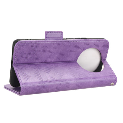 For Realme 11 Pro 5G / 11 Pro+ 5G Imprinted Triangle Phone Cover Stand Shell Dustproof PU Leather Wallet Case