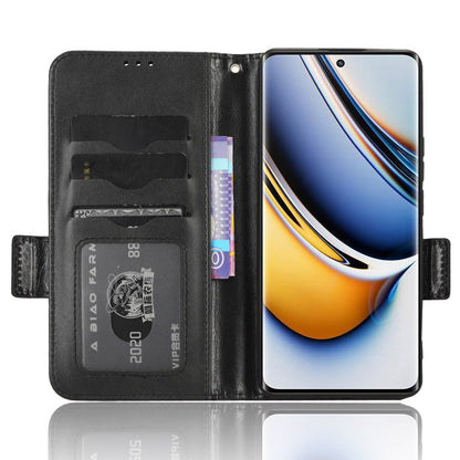 For Realme 11 Pro 5G / 11 Pro+ 5G Imprinted Triangle Phone Cover Stand Shell Dustproof PU Leather Wallet Case