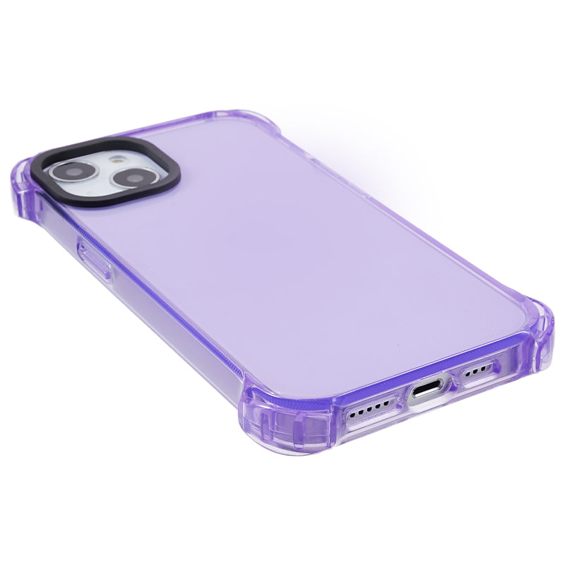 For iPhone 13 6.1 inch Four Corner Anti-drop Phone Case Thicken 2.5mm TPU Back Cover