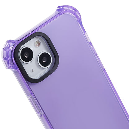For iPhone 13 6.1 inch Four Corner Anti-drop Phone Case Thicken 2.5mm TPU Back Cover