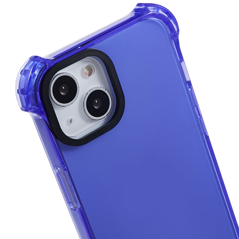 For iPhone 13 6.1 inch Four Corner Anti-drop Phone Case Thicken 2.5mm TPU Back Cover