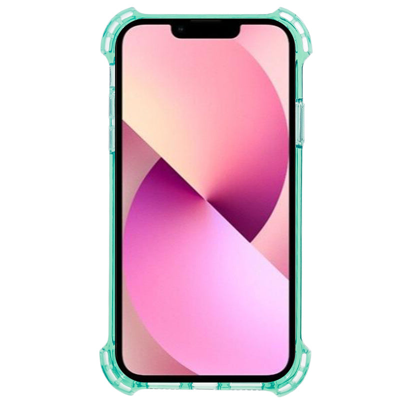 For iPhone 13 6.1 inch Four Corner Anti-drop Phone Case Thicken 2.5mm TPU Back Cover