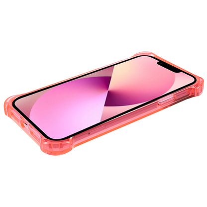 For iPhone 13 6.1 inch Four Corner Anti-drop Phone Case Thicken 2.5mm TPU Back Cover