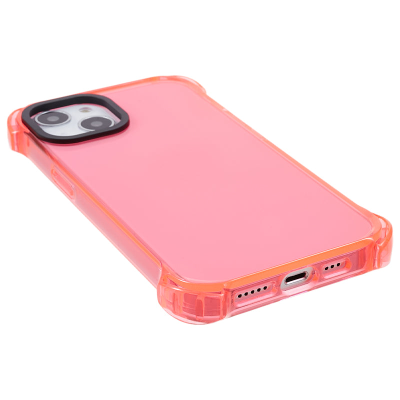 For iPhone 13 6.1 inch Four Corner Anti-drop Phone Case Thicken 2.5mm TPU Back Cover