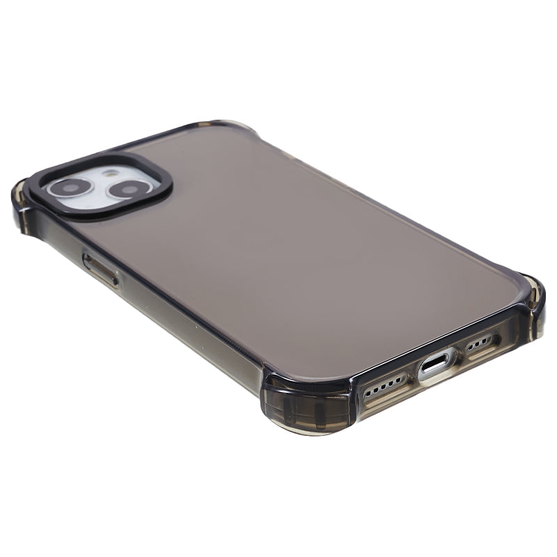 For iPhone 13 6.1 inch Four Corner Anti-drop Phone Case Thicken 2.5mm TPU Back Cover