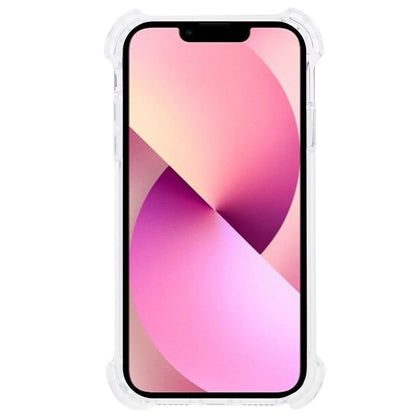 For iPhone 13 6.1 inch Four Corner Anti-drop Phone Case Thicken 2.5mm TPU Back Cover