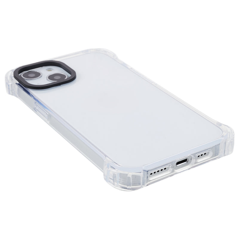 For iPhone 13 6.1 inch Four Corner Anti-drop Phone Case Thicken 2.5mm TPU Back Cover