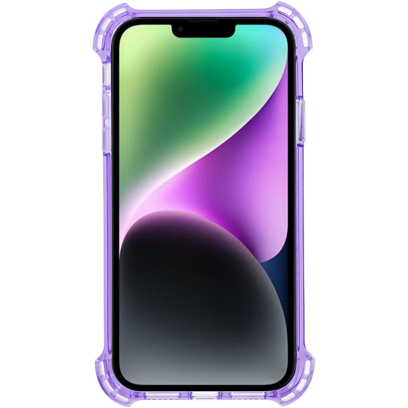 For iPhone 14 Four Corner Drop-proof Cover Thicken 2.5mm Soft TPU Phone Case