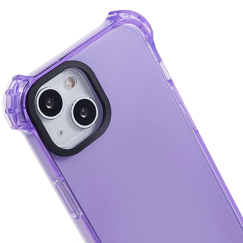 For iPhone 14 Four Corner Drop-proof Cover Thicken 2.5mm Soft TPU Phone Case