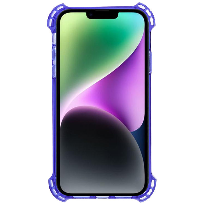 For iPhone 14 Four Corner Drop-proof Cover Thicken 2.5mm Soft TPU Phone Case