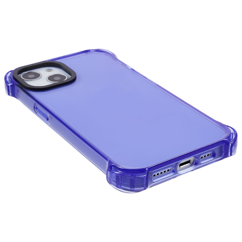 For iPhone 14 Four Corner Drop-proof Cover Thicken 2.5mm Soft TPU Phone Case