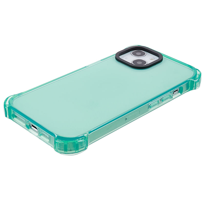 For iPhone 14 Four Corner Drop-proof Cover Thicken 2.5mm Soft TPU Phone Case