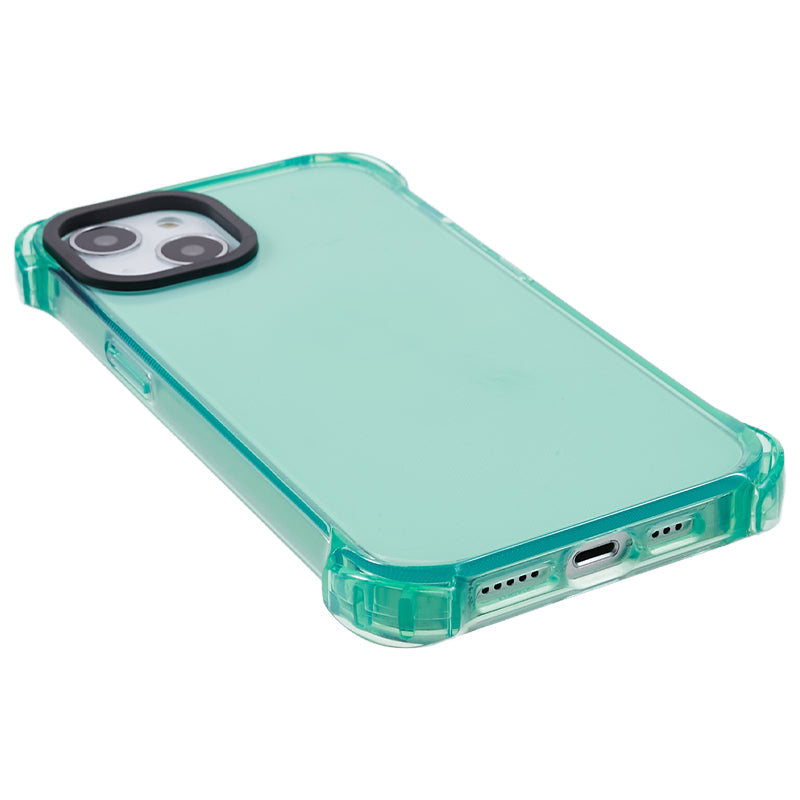 For iPhone 14 Four Corner Drop-proof Cover Thicken 2.5mm Soft TPU Phone Case