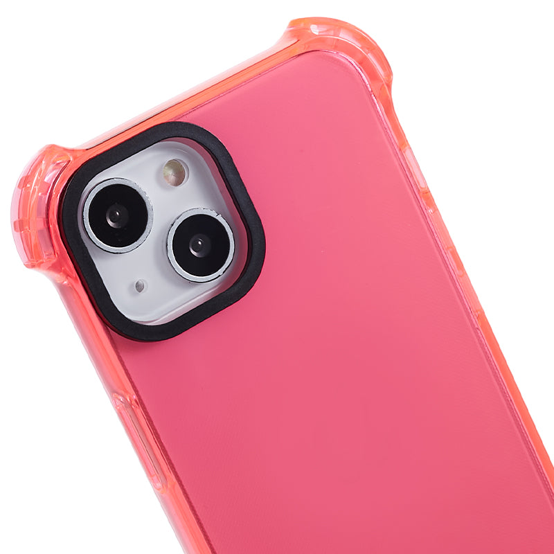 For iPhone 14 Four Corner Drop-proof Cover Thicken 2.5mm Soft TPU Phone Case