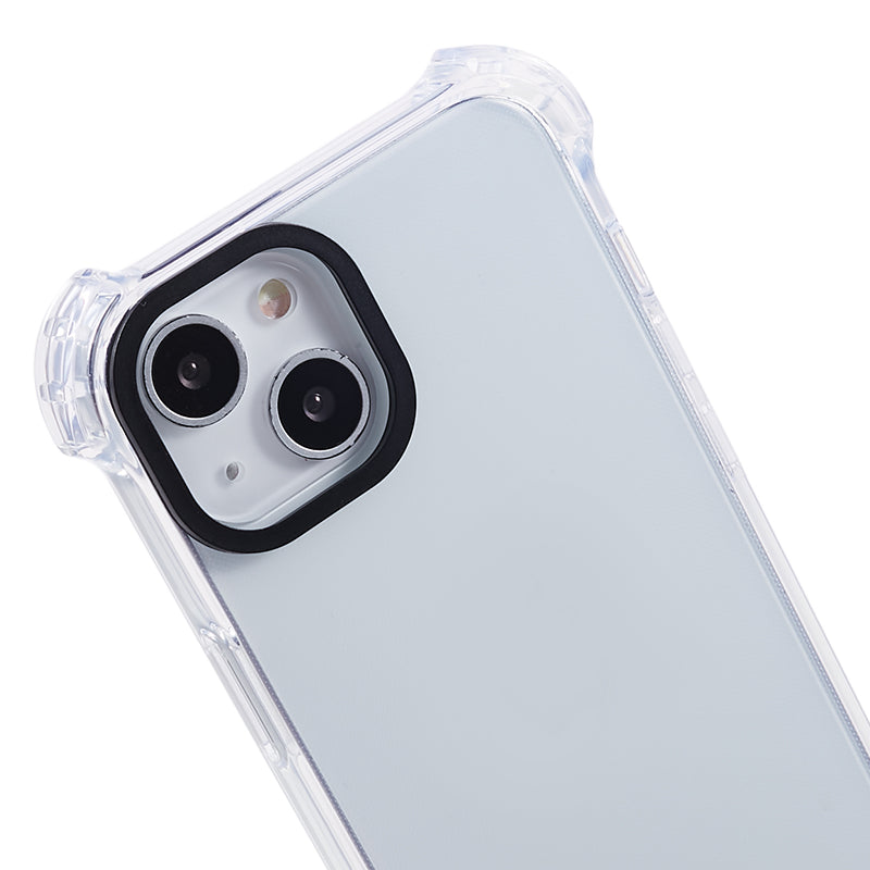 For iPhone 14 Four Corner Drop-proof Cover Thicken 2.5mm Soft TPU Phone Case