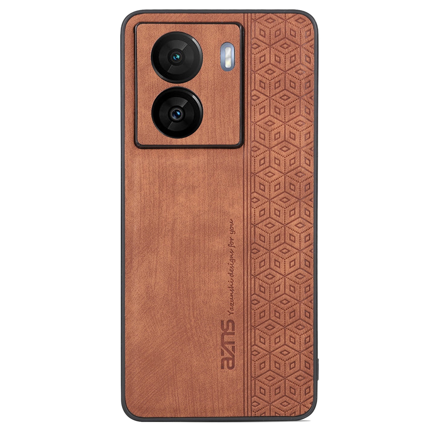 AZNS For vivo iQOO Z7 5G / Z7x 5G PU Leather+TPU Phone Case Imprinted Pattern Non-Slip Grip Cover