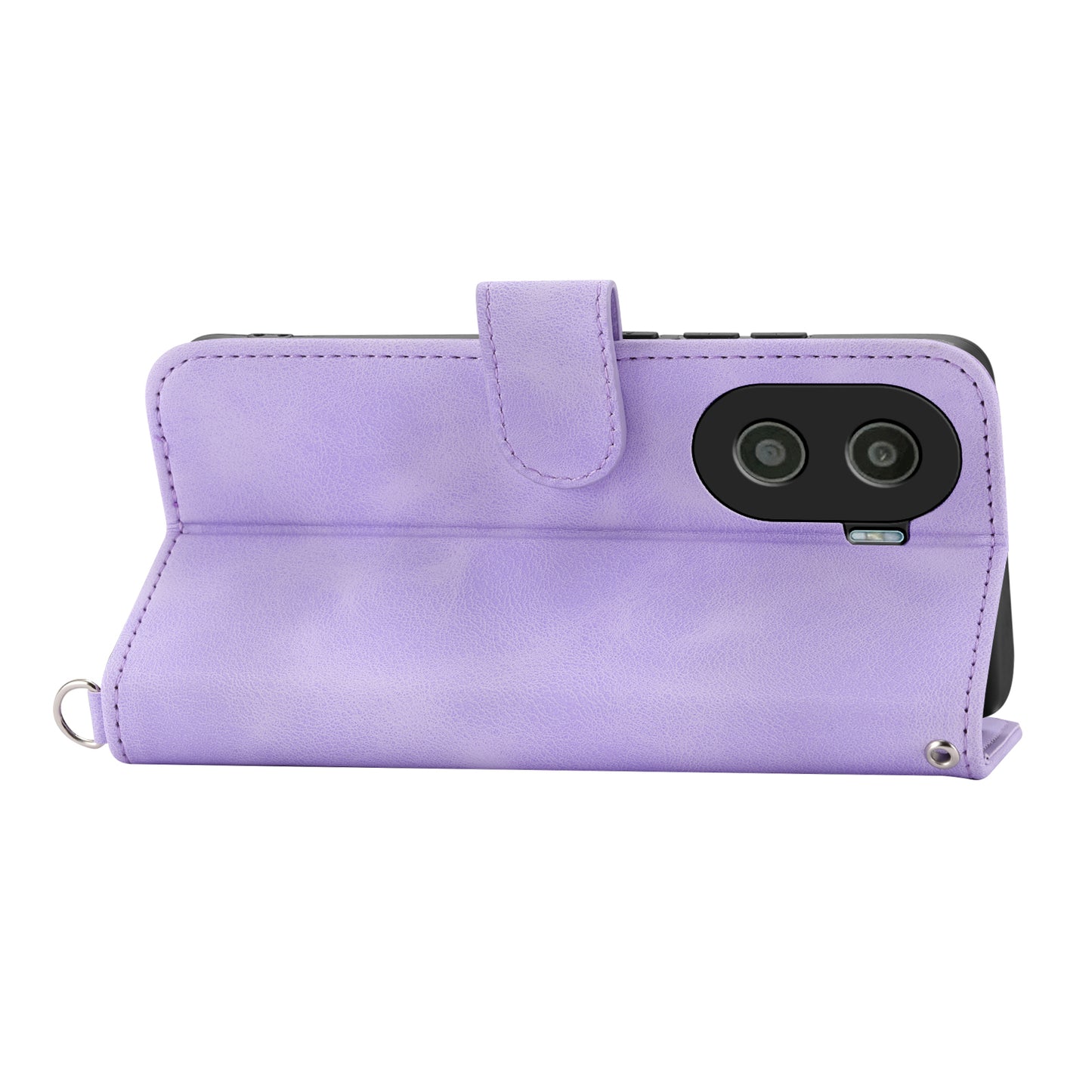 Anti-Drop PU Leather Case for Honor X40i 5G Imprinted Flower Skin-Touch Wallet Phone Cover with Strap