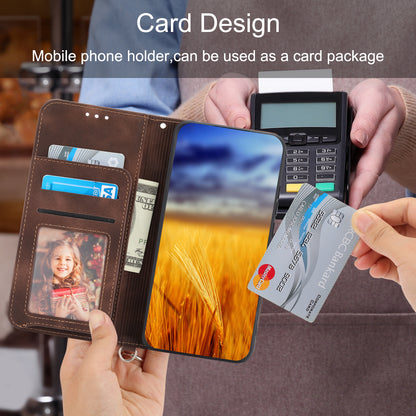 Shockproof Case for Xiaomi Redmi Note 12S 4G Flower Imprinted Leather Cover Skin-Touch Wallet Phone Case with Strap