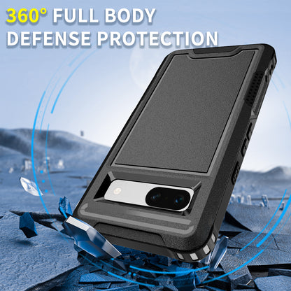 For Google Pixel 7a Rugged Hybrid  Hard PC Soft TPU Phone Case Non-Slip Protective Cover