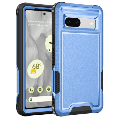 For Google Pixel 7a Rugged Hybrid  Hard PC Soft TPU Phone Case Non-Slip Protective Cover