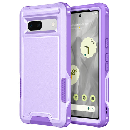 For Google Pixel 7a Rugged Hybrid  Hard PC Soft TPU Phone Case Non-Slip Protective Cover