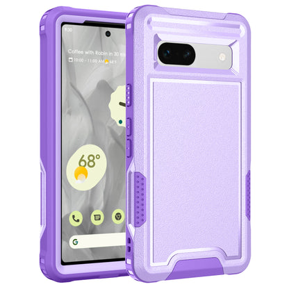 For Google Pixel 7a Rugged Hybrid  Hard PC Soft TPU Phone Case Non-Slip Protective Cover