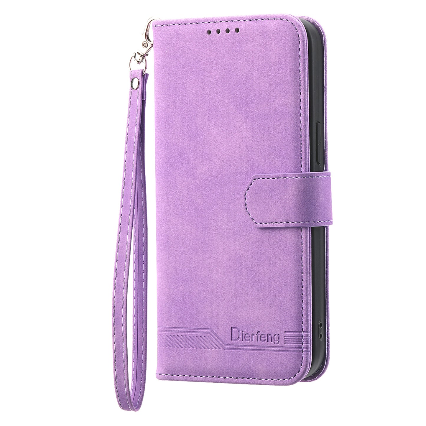 DIERFENG DF-03 Phone Case for Huawei nova 11 , Lines Imprinted Leather Wallet Flip Stand Cover