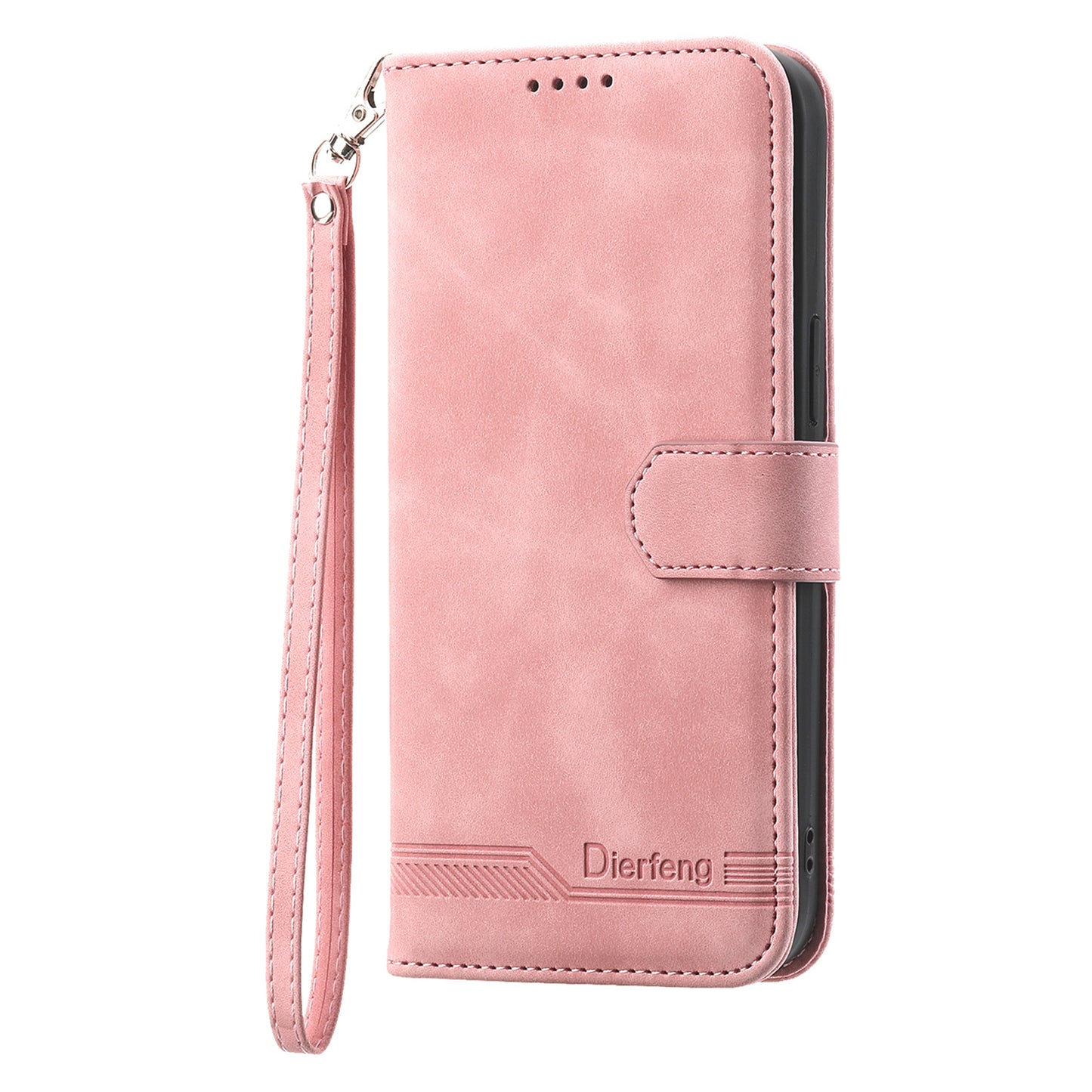 DIERFENG DF-03 Phone Case for Huawei nova 11 , Lines Imprinted Leather Wallet Flip Stand Cover
