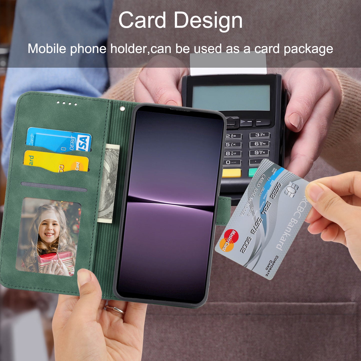 DIERFENG DF-03 Phone Case for Huawei nova 11 , Lines Imprinted Leather Wallet Flip Stand Cover