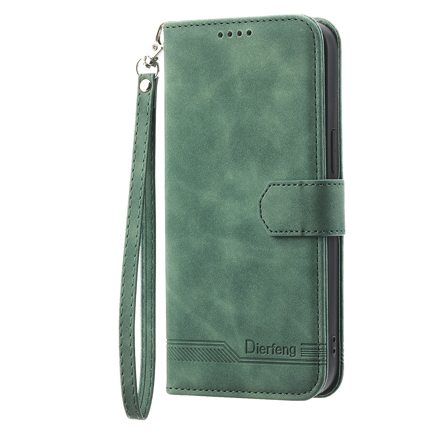 DIERFENG DF-03 Phone Case for Huawei nova 11 , Lines Imprinted Leather Wallet Flip Stand Cover