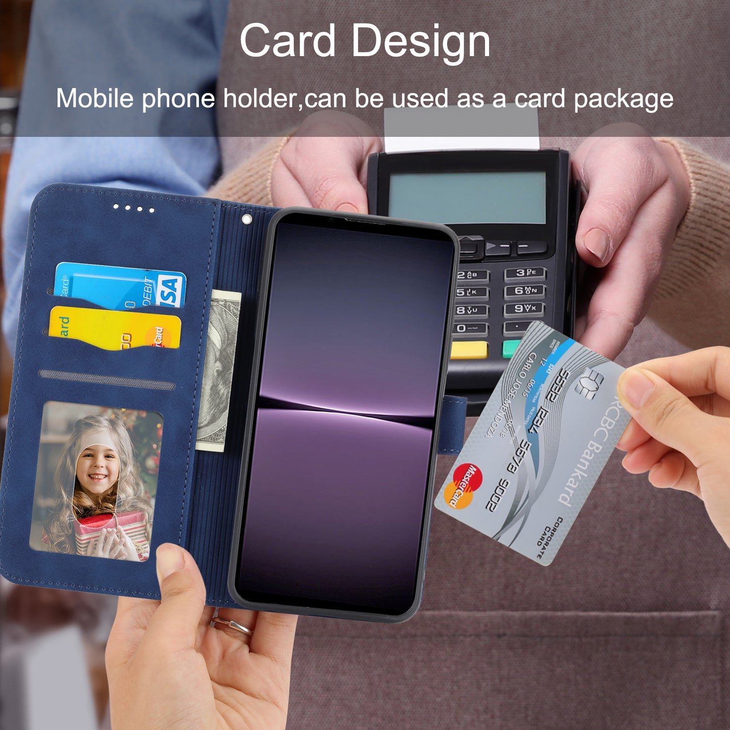 DIERFENG DF-03 Phone Case for Huawei nova 11 , Lines Imprinted Leather Wallet Flip Stand Cover