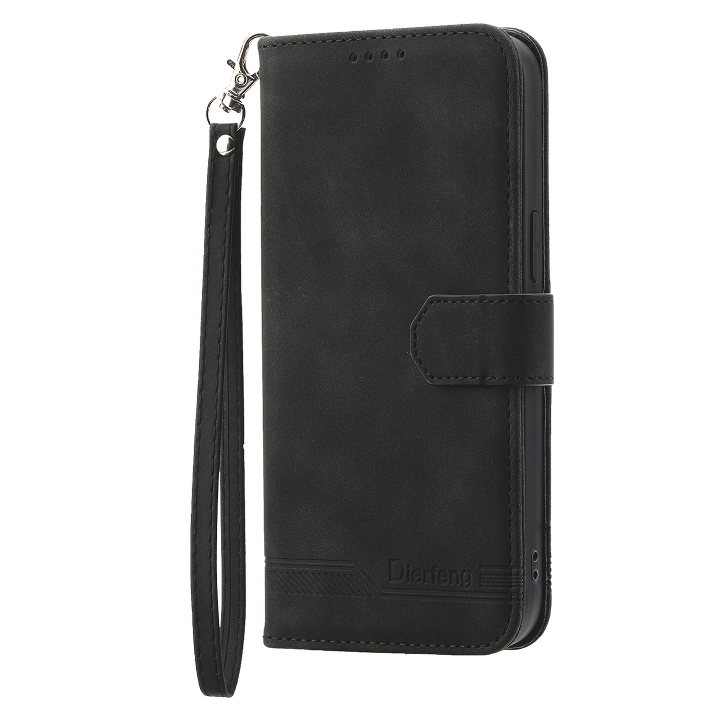 DIERFENG DF-03 Phone Case for Huawei nova 11 , Lines Imprinted Leather Wallet Flip Stand Cover