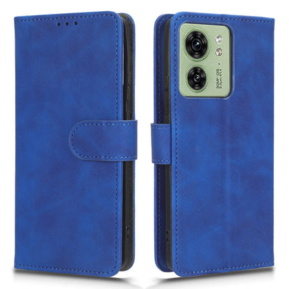 For Motorola Edge 40 5G PU Leather Skin-touch Wallet Case Stand Magnetic Closure Flip Phone Cover