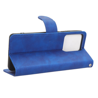 For Motorola Edge 40 5G PU Leather Skin-touch Wallet Case Stand Magnetic Closure Flip Phone Cover