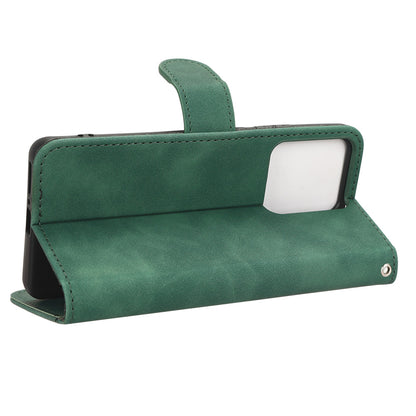 For Motorola Edge 40 5G PU Leather Skin-touch Wallet Case Stand Magnetic Closure Flip Phone Cover