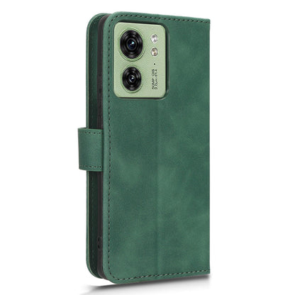 For Motorola Edge 40 5G PU Leather Skin-touch Wallet Case Stand Magnetic Closure Flip Phone Cover