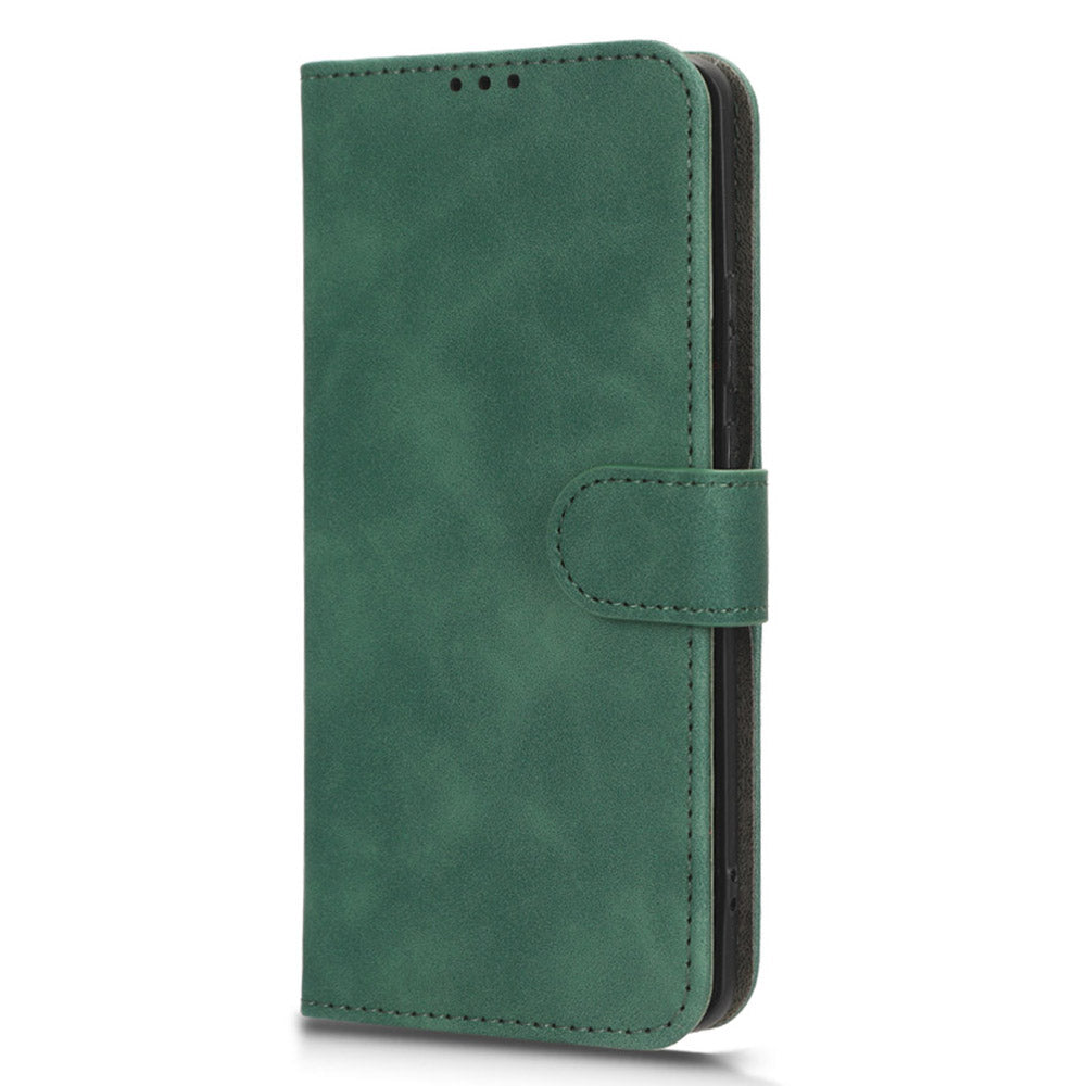 For Motorola Edge 40 5G PU Leather Skin-touch Wallet Case Stand Magnetic Closure Flip Phone Cover