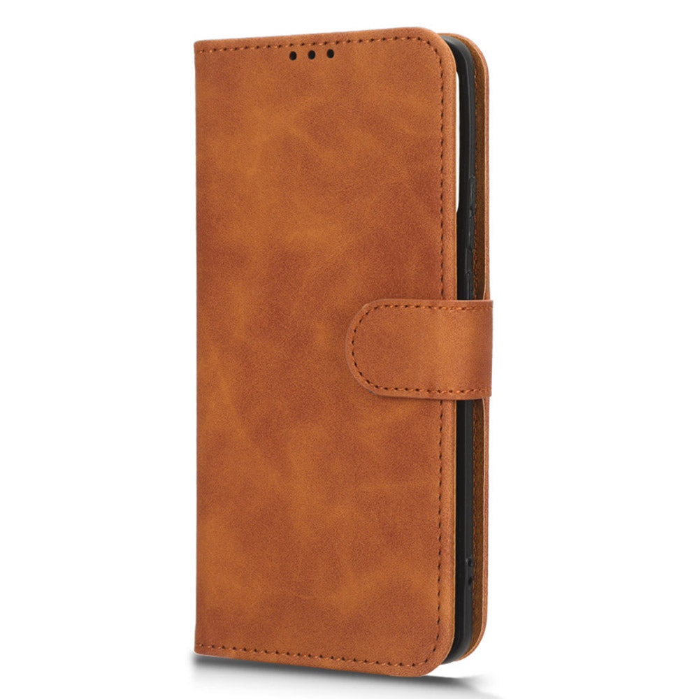 For Motorola Edge 40 5G PU Leather Skin-touch Wallet Case Stand Magnetic Closure Flip Phone Cover