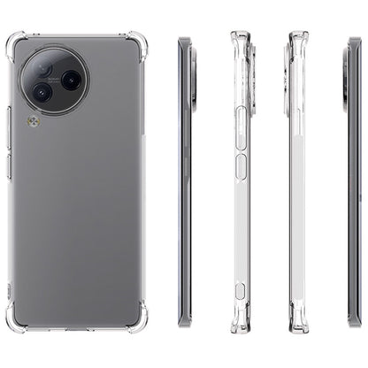 For Xiaomi Civi 3 5G Transparent Drop Resistant Phone Cover Anti-Slip TPU Back Case