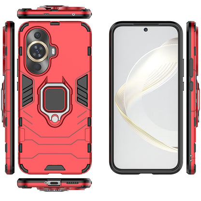 For Huawei nova 11 Pro / nova 11 Ultra Slim-Fit Mobile Phone Case TPU + PC Phone Cover with Kickstand Function