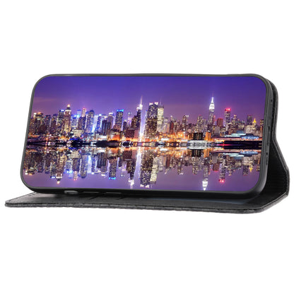 Phone Leather Case for Samsung Galaxy M54 5G / F54 5G , Imprinted Rhombus Pattern Wallet Stand Cover