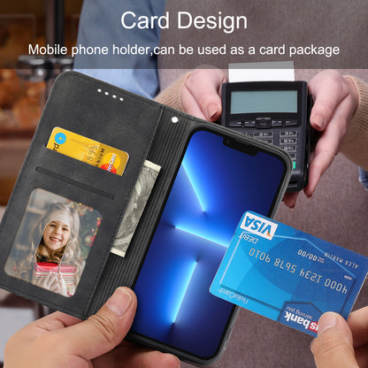 Phone Leather Case for Samsung Galaxy M54 5G / F54 5G , Imprinted Rhombus Pattern Wallet Stand Cover