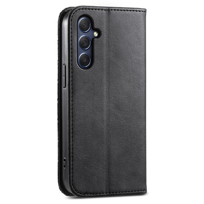 Phone Leather Case for Samsung Galaxy M54 5G / F54 5G , Imprinted Rhombus Pattern Wallet Stand Cover