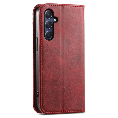 Phone Leather Case for Samsung Galaxy M54 5G / F54 5G , Imprinted Rhombus Pattern Wallet Stand Cover