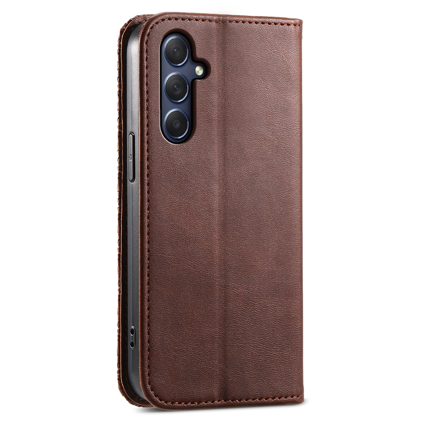 Phone Leather Case for Samsung Galaxy M54 5G / F54 5G , Imprinted Rhombus Pattern Wallet Stand Cover