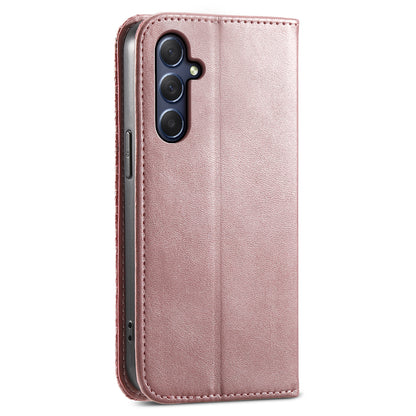 Phone Leather Case for Samsung Galaxy M54 5G / F54 5G , Imprinted Rhombus Pattern Wallet Stand Cover