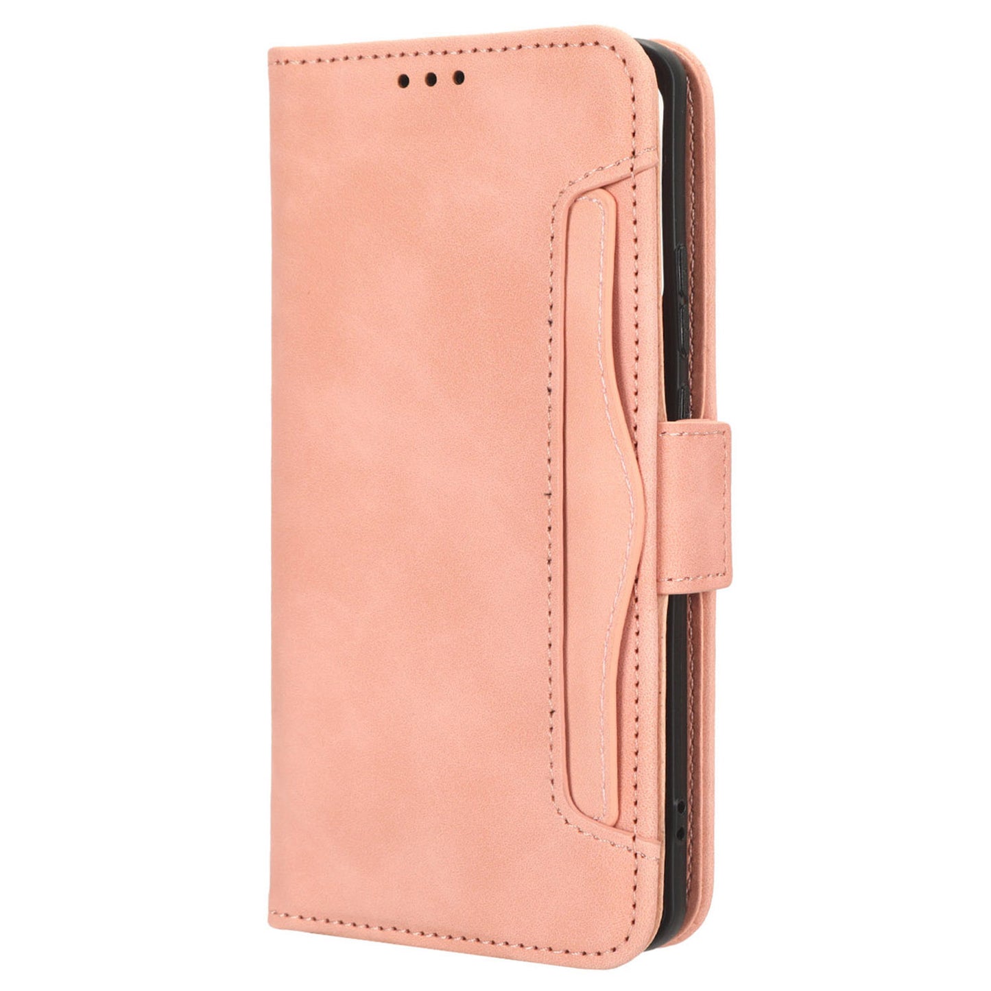 For Motorola Edge 40 5G Anti-Scratch Multiple Card Slots PU Leather Wallet Case Stand Phone Cover