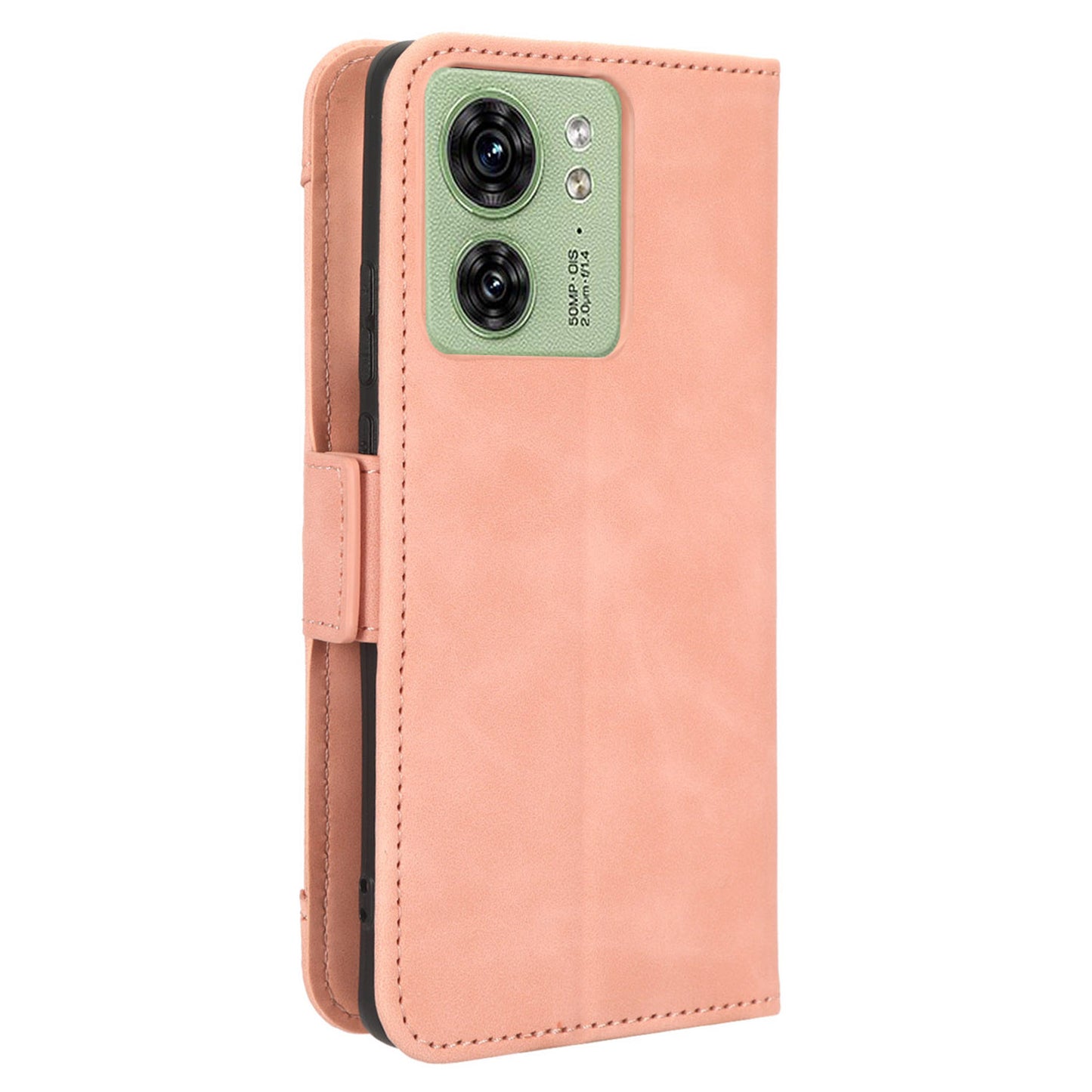 For Motorola Edge 40 5G Anti-Scratch Multiple Card Slots PU Leather Wallet Case Stand Phone Cover